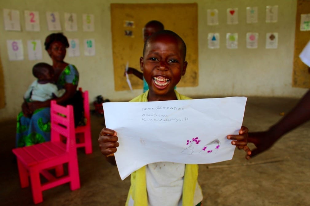 Children show they care at Virunga