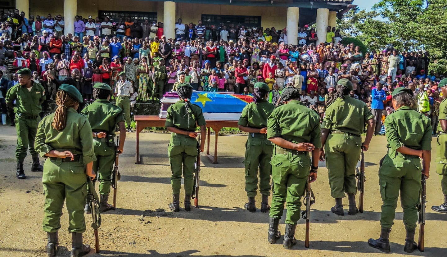 Funeral of Virunga Rangers 2018