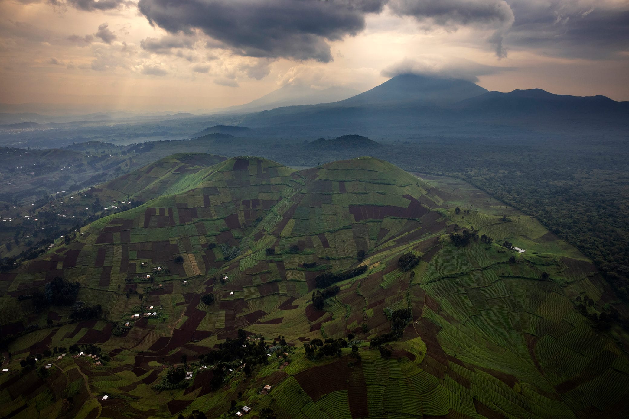 Farming landscape taken by photographer Brent Stirton